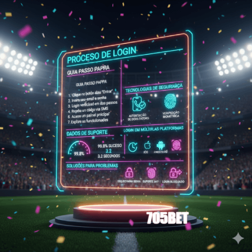 Figura 1 do login da 705BET