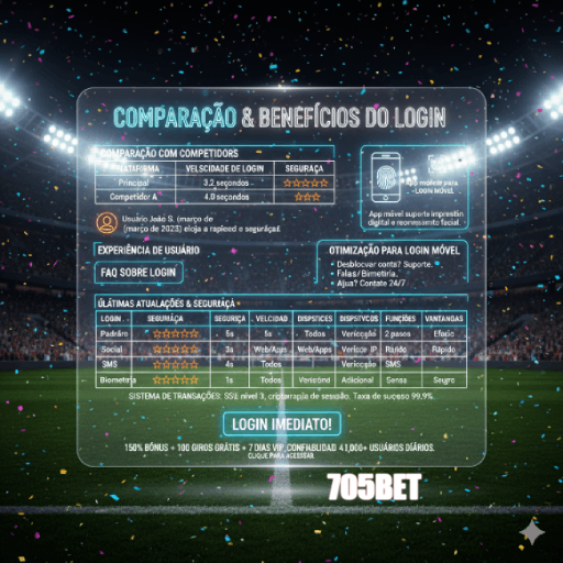 Figura 2 do login da 705BET